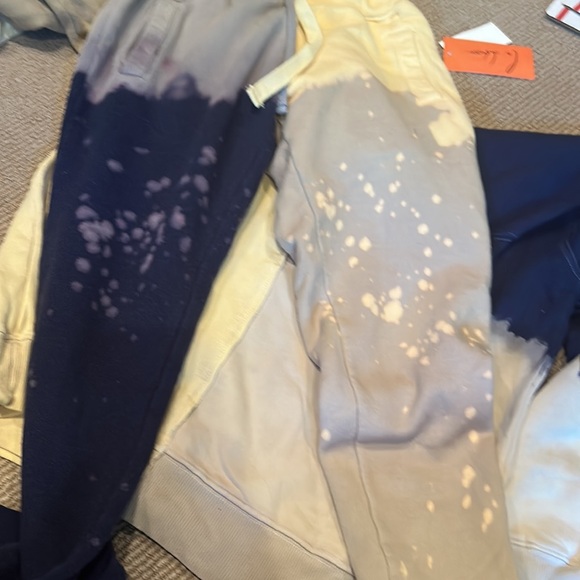 NWT LA DETRESSE Malibu tan blue tie dye acid dye set size small - Picture 12 of 16